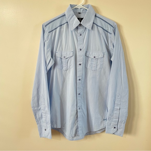 Cats Eye Men’s Long Sleeve Button Down Shirt (size:15 1/2) - Picture 8 of 8